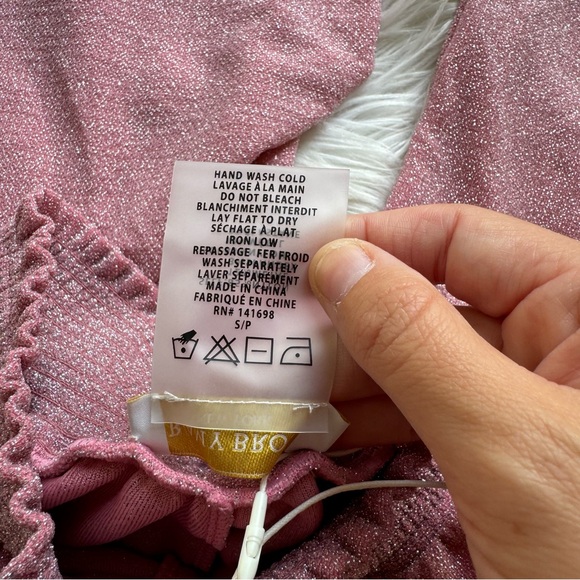 Ramy Brook Knit Athena Pant in Pink - Picture 9 of 12